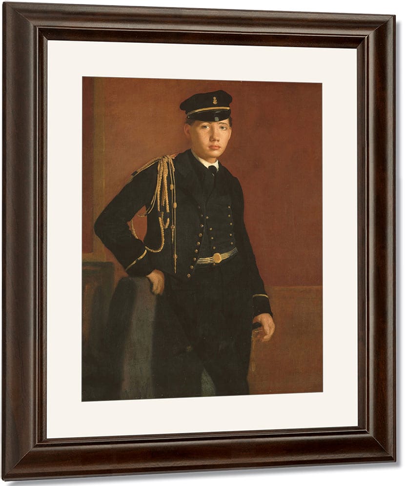 Achille De Gas In The Uniform Of A Cadet By Edgar Degas Fine Art Print