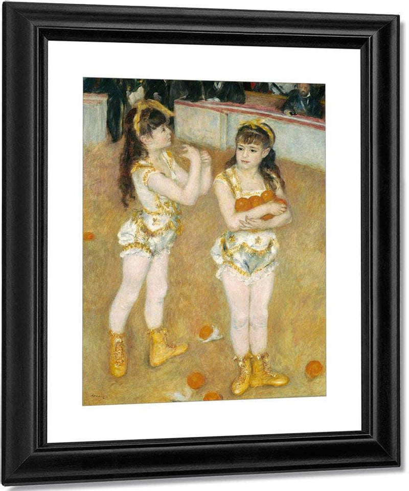 Acrobats At The Cirque Fernando (Francisca And Angelina Wartenberg) By Pierre August Renoir Fine Art Print