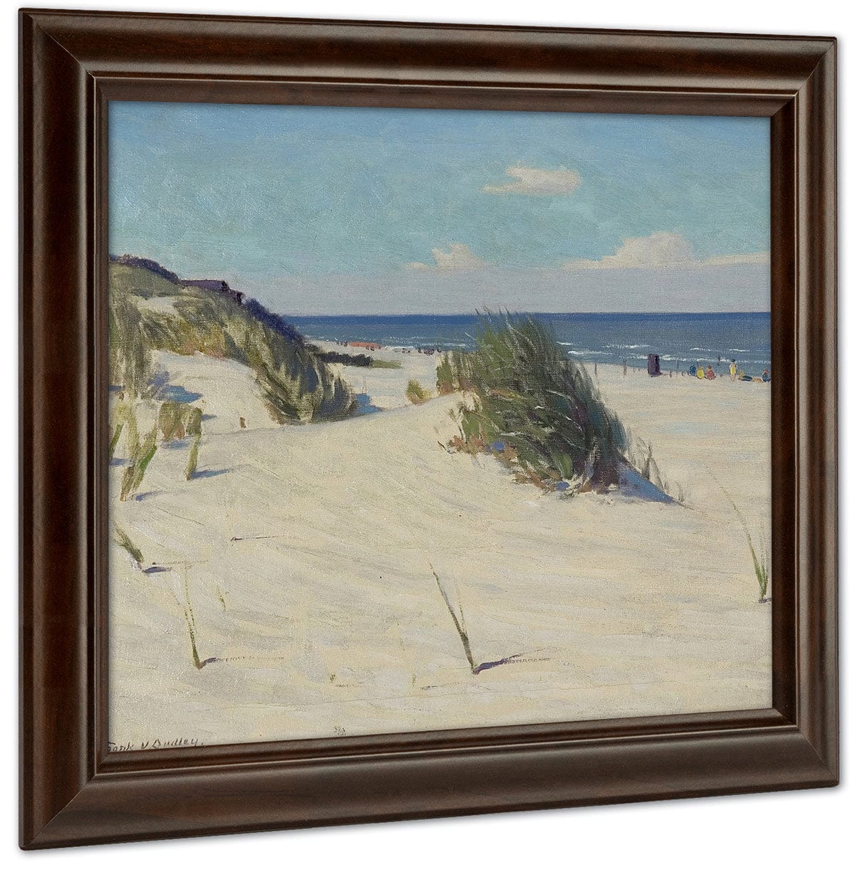 Across Sunny Sands By Frank V. Dudley Fine Art Print