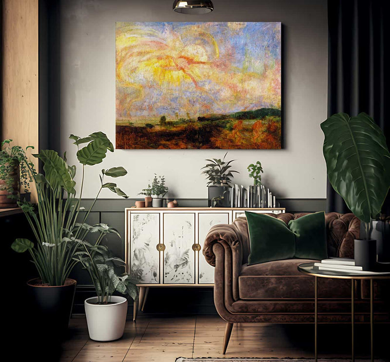 Adam And Eve Expelled From Paradise By James Ensor Fine Art Print