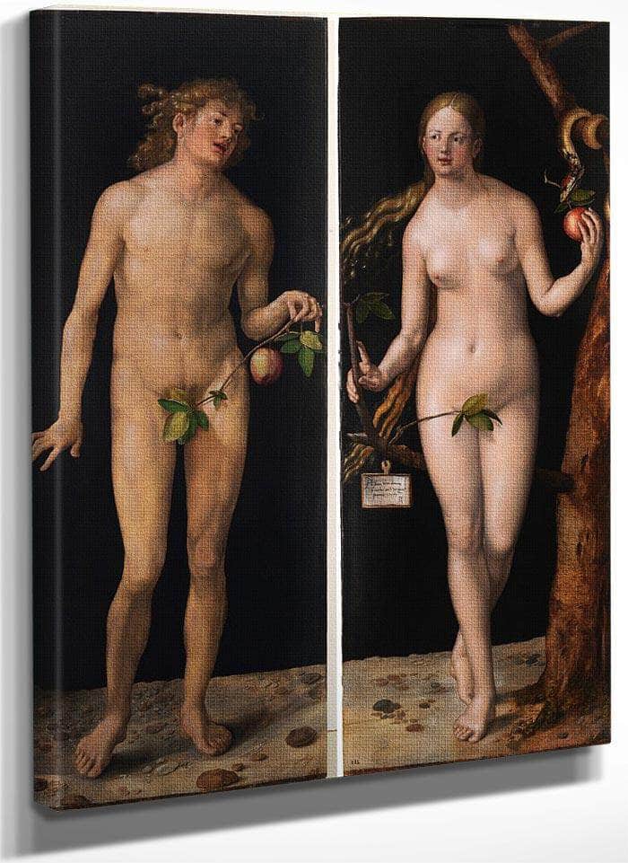 Adam And Eve Prado 2 Upload Tmp By Albrecht Dürer Fine Art Print