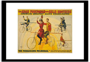 Adam Forepauch And Sells Brothers  Vintage Circus Poster Fine Art Print