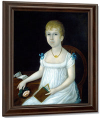 Adelina Morton 1810 By Joshua Johnson Fine Art Print