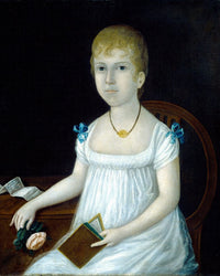 Adelina Morton 1810 By Joshua Johnson Fine Art Print