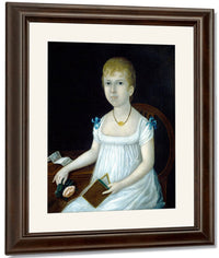 Adelina Morton 1810 By Joshua Johnson Fine Art Print