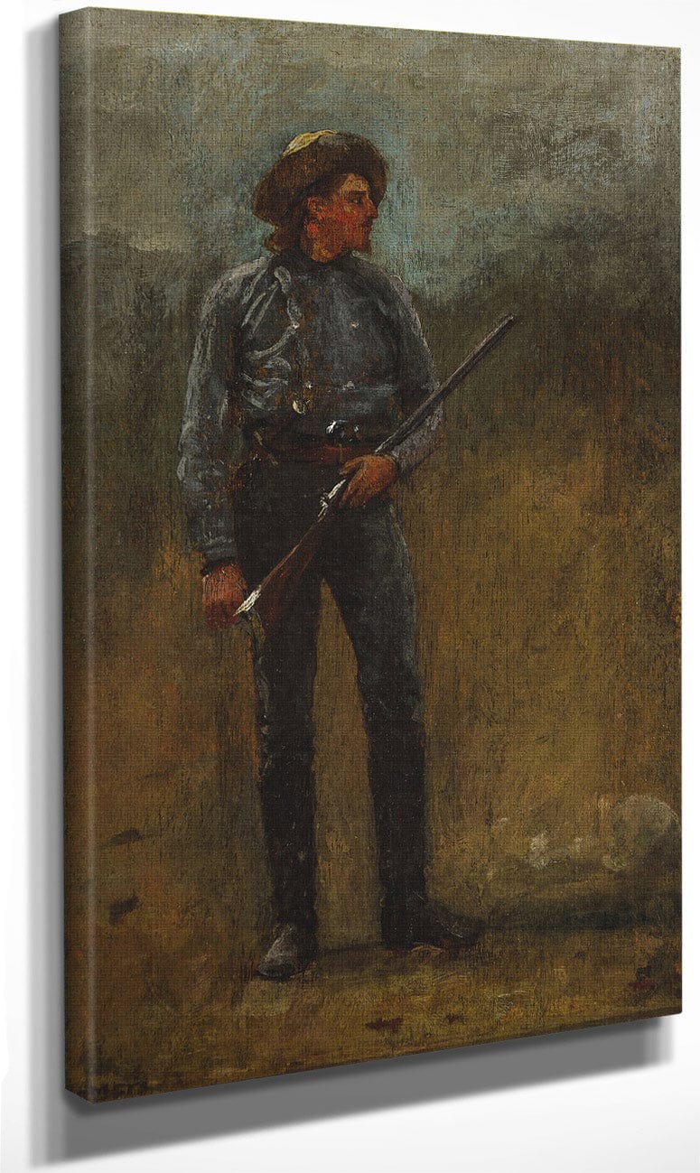 Adirondack Guide By Winslow Homer Fine Art Print