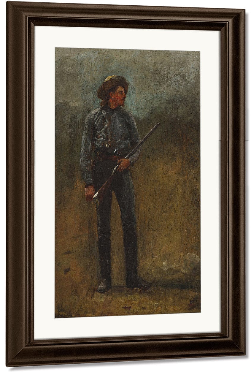 Adirondack Guide By Winslow Homer Fine Art Print