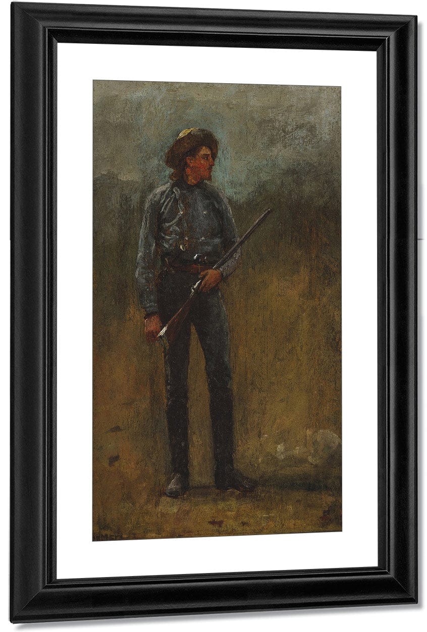 Adirondack Guide By Winslow Homer Fine Art Print