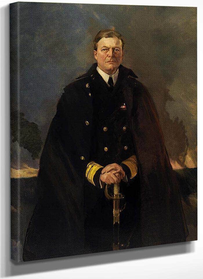 Admiral Sir David Beatty Lord Beatty 1920 By Cecilia Beaux Fine Art Print
