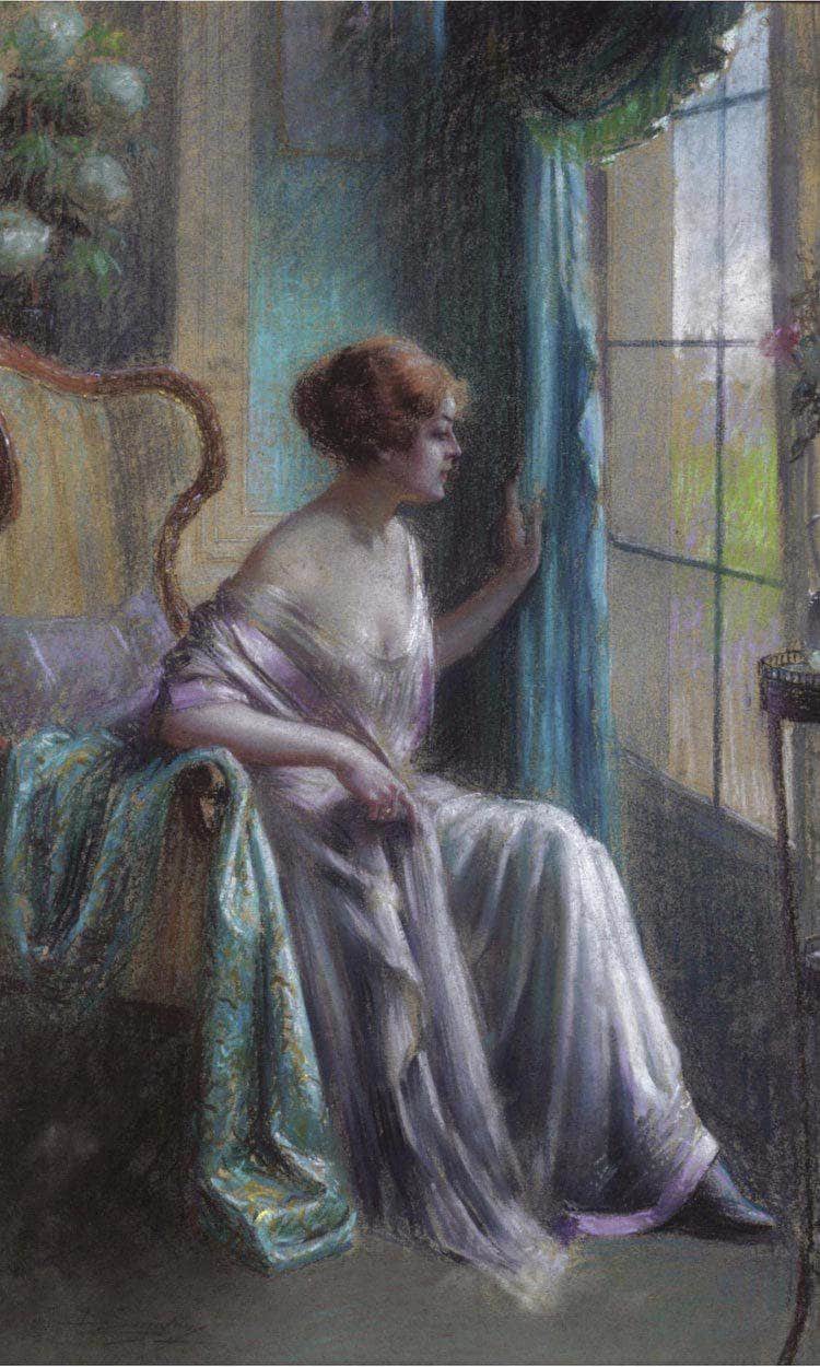 Admiring The View By Enjolras Delphin Fine Art Print