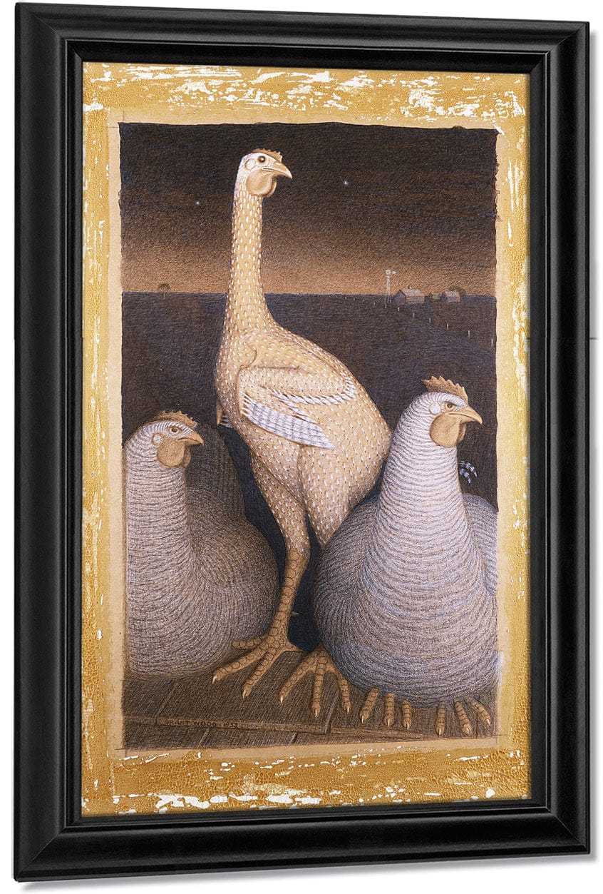 Adolescence By Grant Wood Fine Art Print