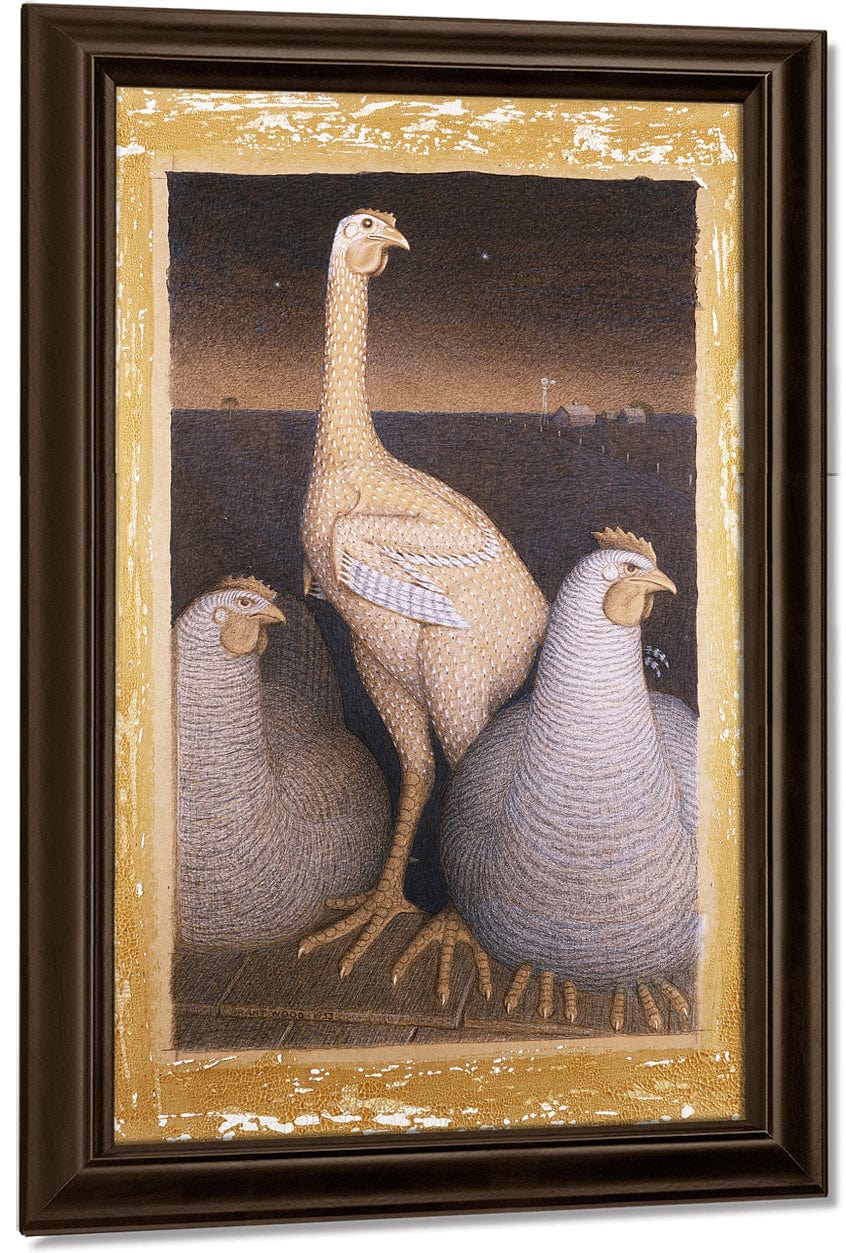 Adolescence By Grant Wood Fine Art Print