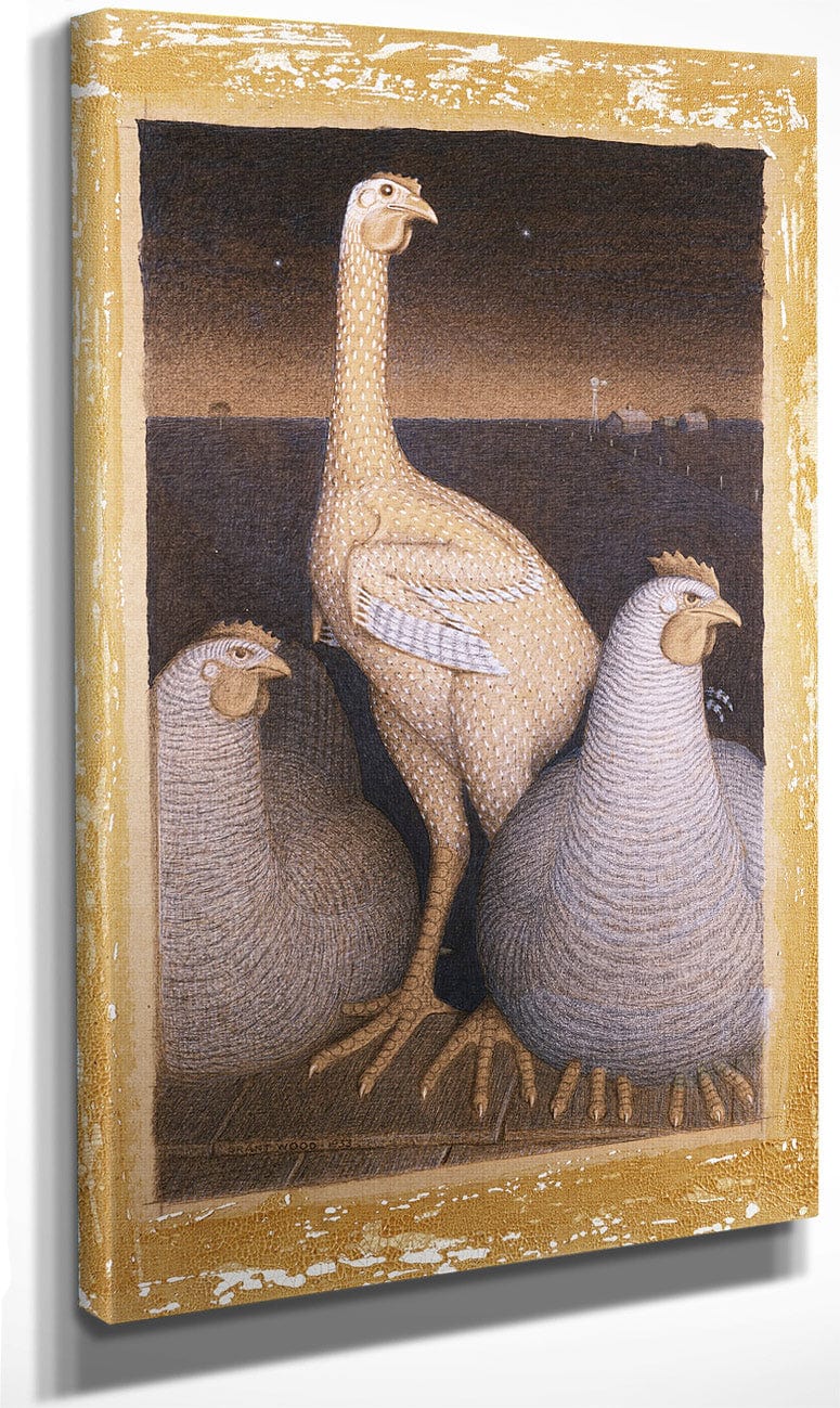 Adolescence By Grant Wood Fine Art Print