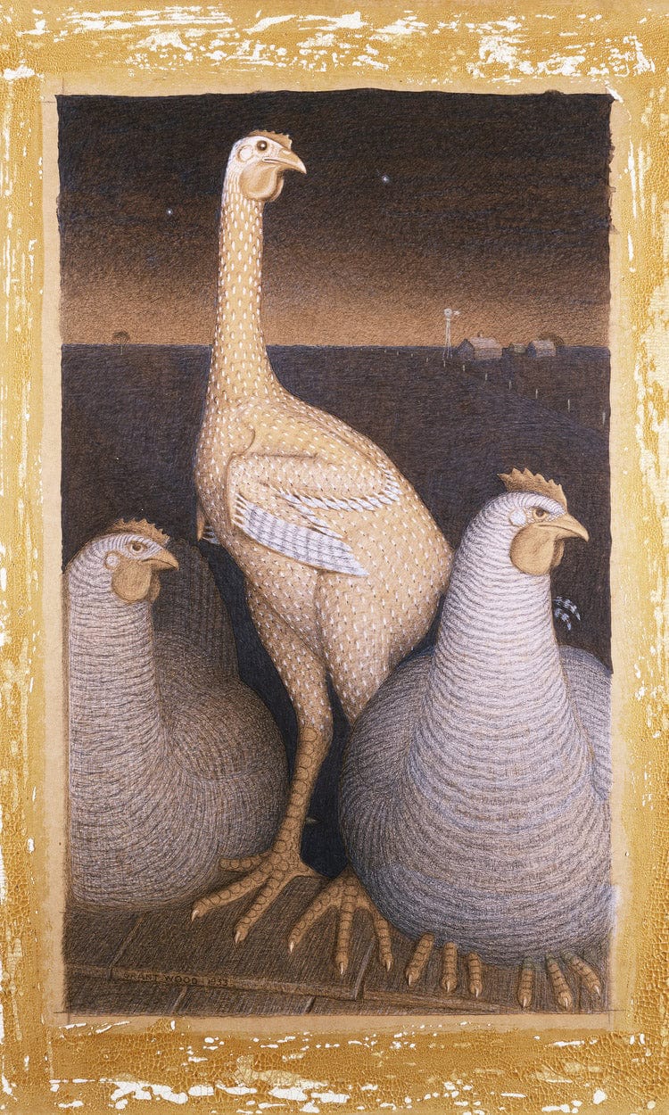 Adolescence By Grant Wood Fine Art Print