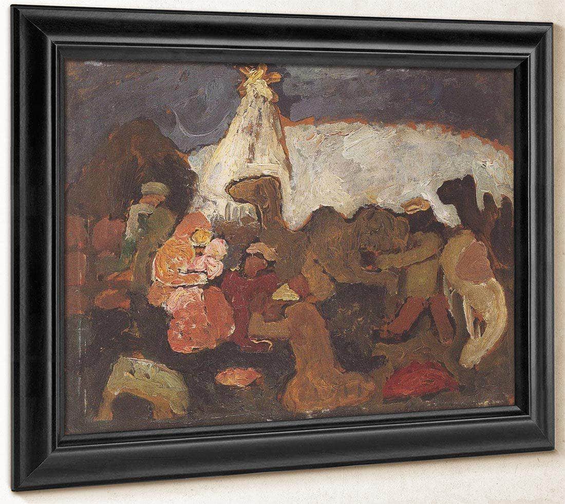 Adoration Of The Magi By Paula Modersohn Becker Fine Art Print