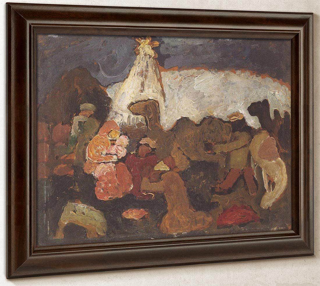 Adoration Of The Magi By Paula Modersohn Becker Fine Art Print