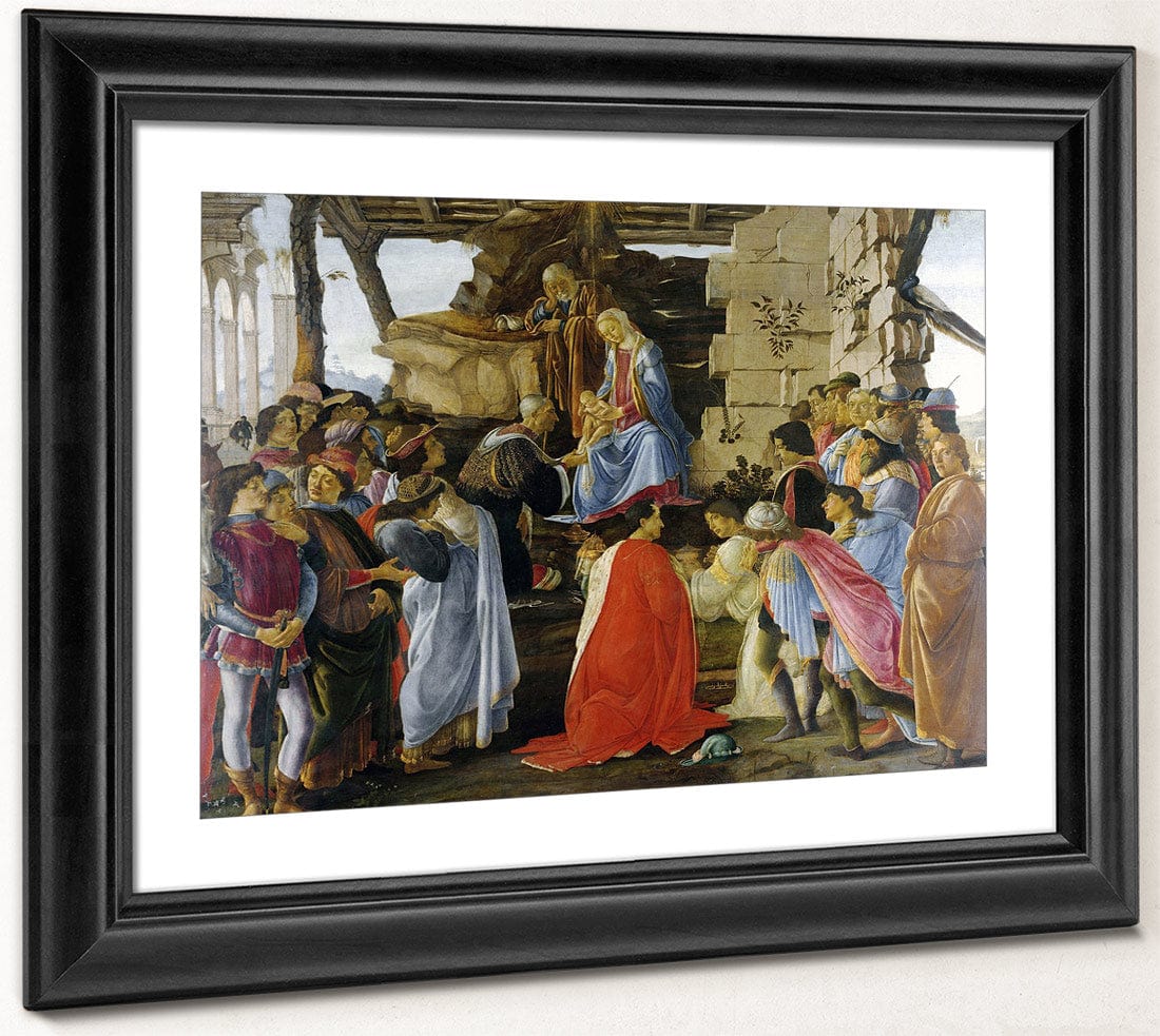 Adoration Of The Magib By Sandro Botticelli Fine Art Print