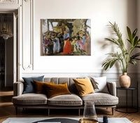 Adoration Of The Magib By Sandro Botticelli Fine Art Print