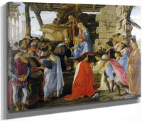 Adoration Of The Magib By Sandro Botticelli Fine Art Print
