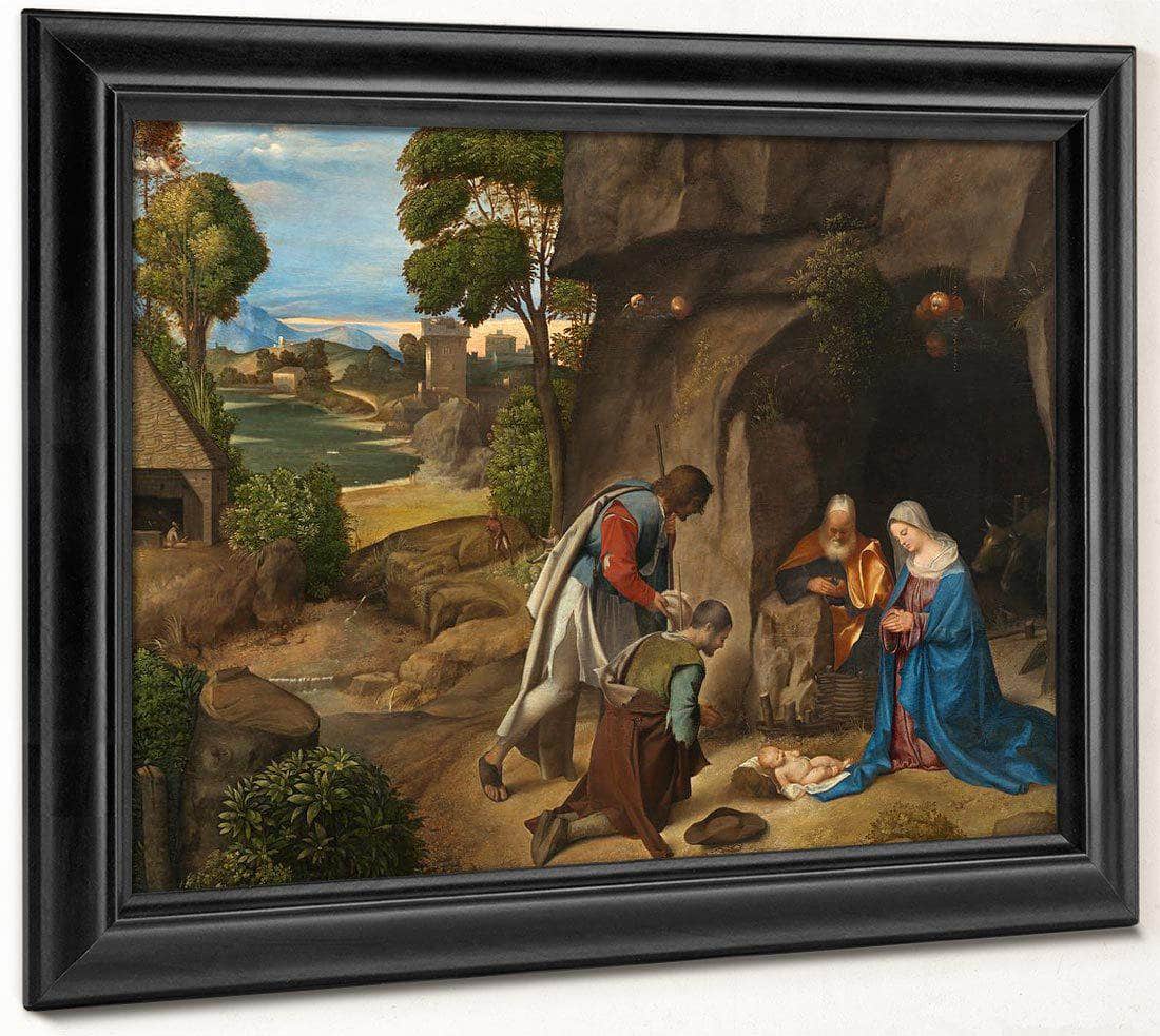 Adoration Of The Shepherds 1510 By Giorgione Fine Art Print