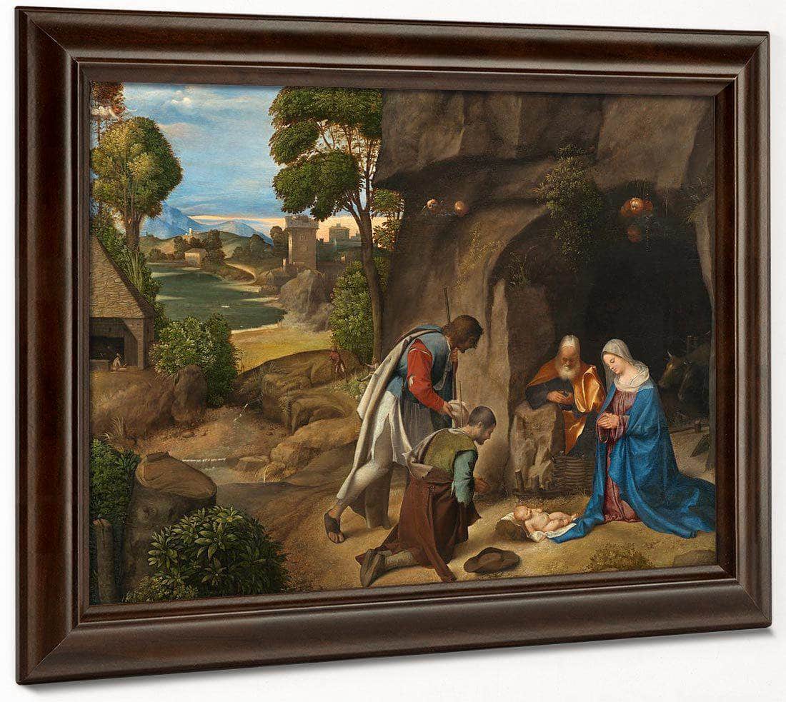 Adoration Of The Shepherds 1510 By Giorgione Fine Art Print