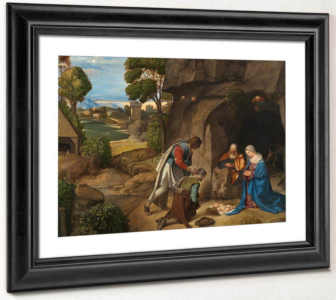 Adoration Of The Shepherds 1510 By Giorgione Fine Art Print