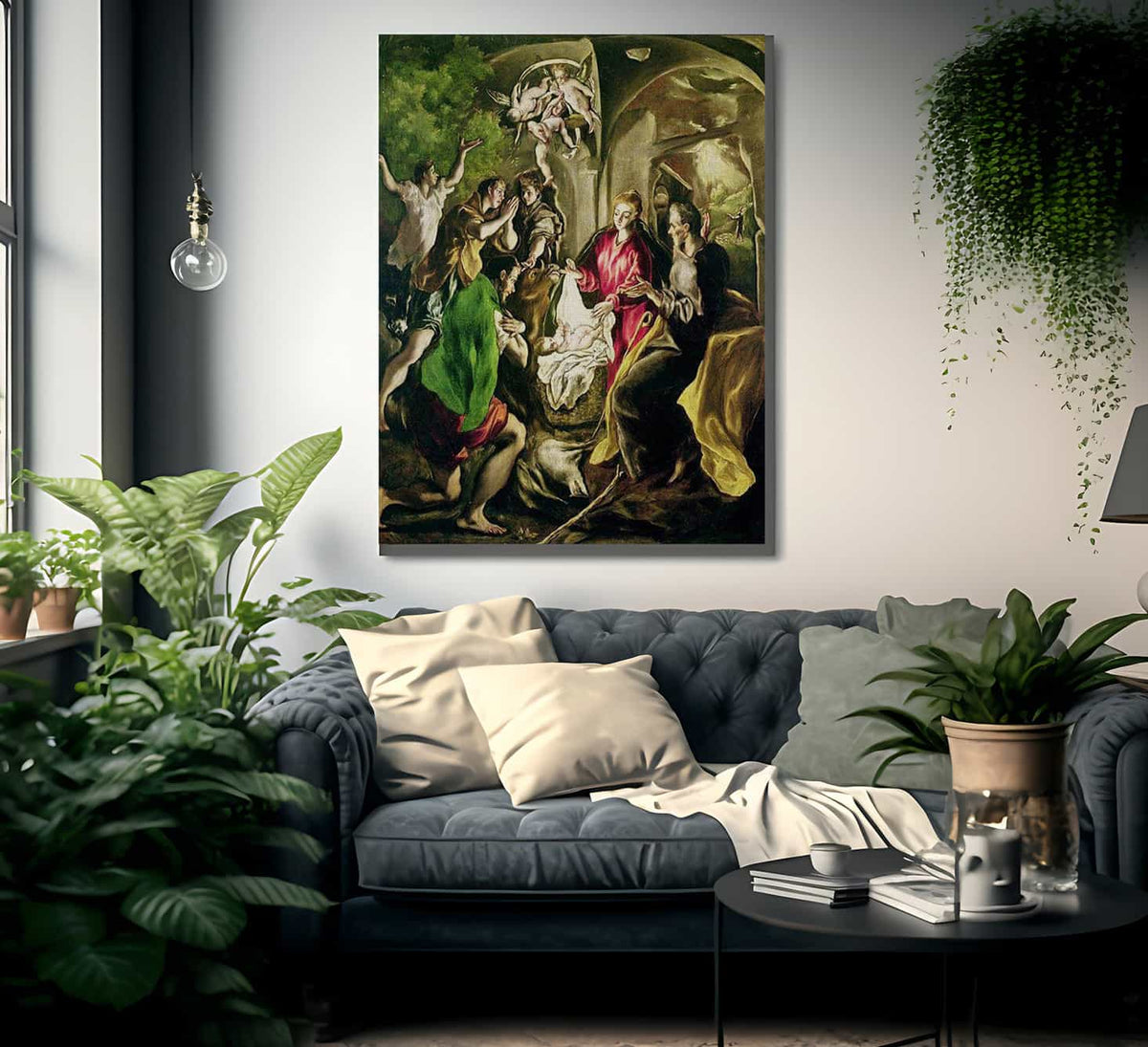 Adoration Of The Shepherds 2 By El Greco Fine Art Print