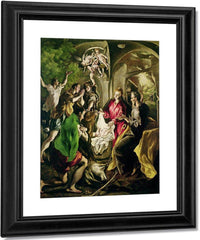 Adoration Of The Shepherds 2 By El Greco Fine Art Print