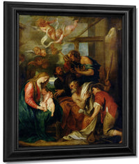 Adoration Of The Shepherds By Anthony Van Dyck Fine Art Print