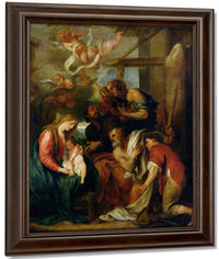 Adoration Of The Shepherds By Anthony Van Dyck Fine Art Print