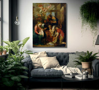 Adoration Of The Shepherds By Anthony Van Dyck Fine Art Print