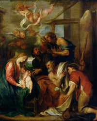 Adoration Of The Shepherds By Anthony Van Dyck Fine Art Print