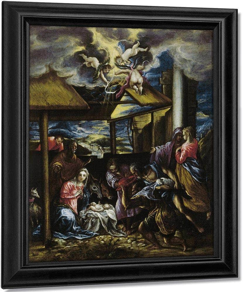 Adoration Of The Shepherds By El Greco Fine Art Print