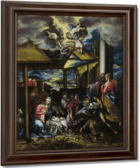 Adoration Of The Shepherds By El Greco Fine Art Print