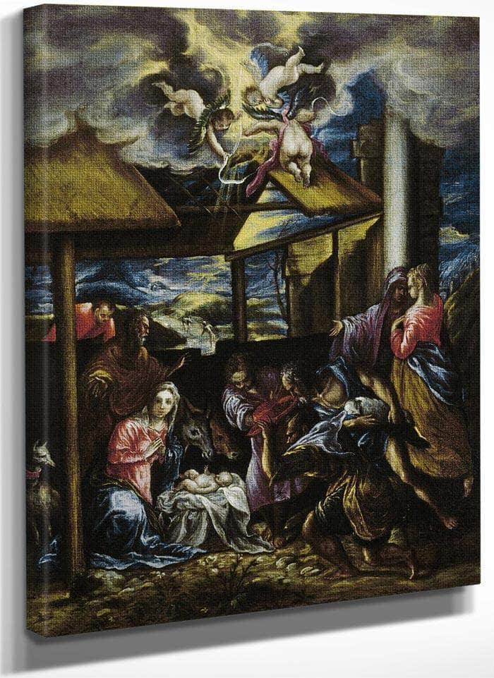Adoration Of The Shepherds By El Greco Fine Art Print