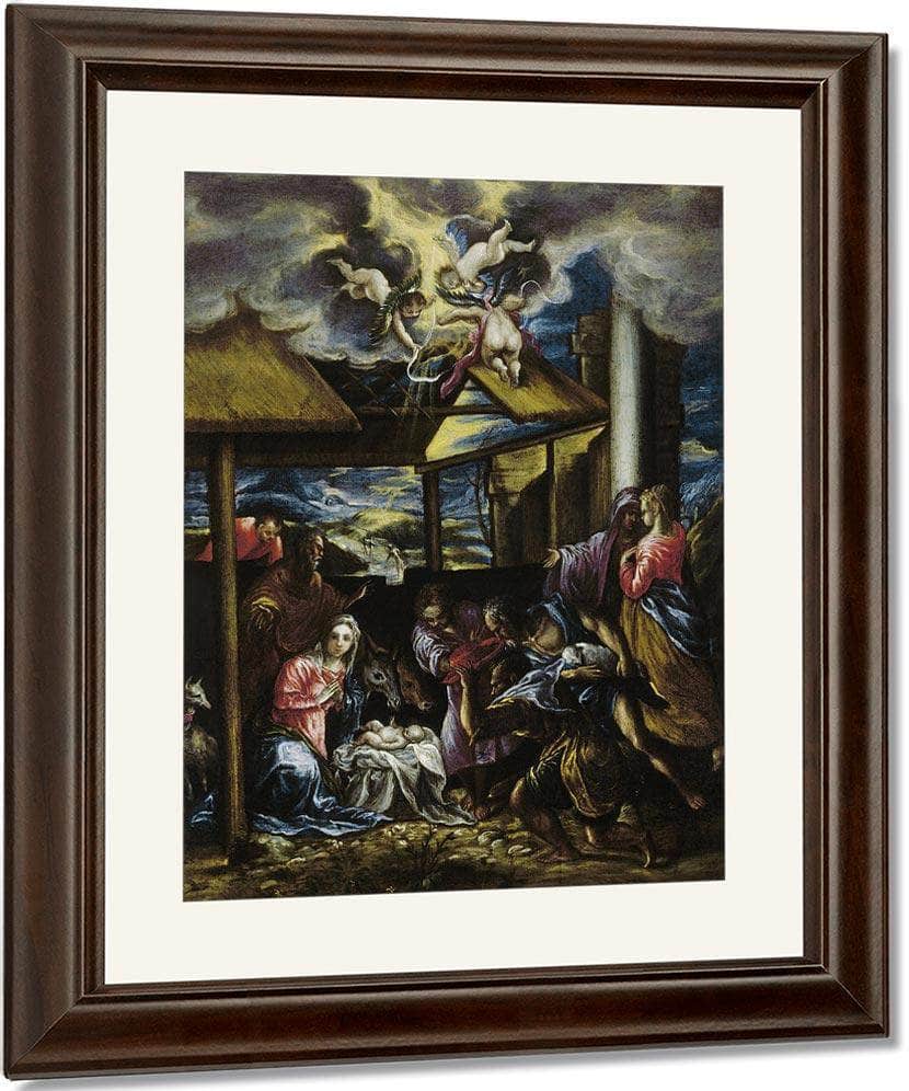 Adoration Of The Shepherds By El Greco Fine Art Print