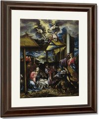 Adoration Of The Shepherds By El Greco Fine Art Print