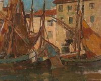 Adriatic Fishing Boats By Edgar Payne Fine Art Print
