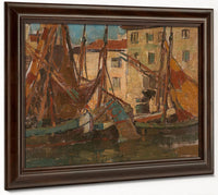 Adriatic Fishing Boats By Edgar Payne Fine Art Print