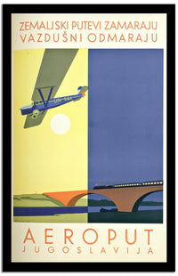 Aeroput  Vintage Poster Fine Art Print