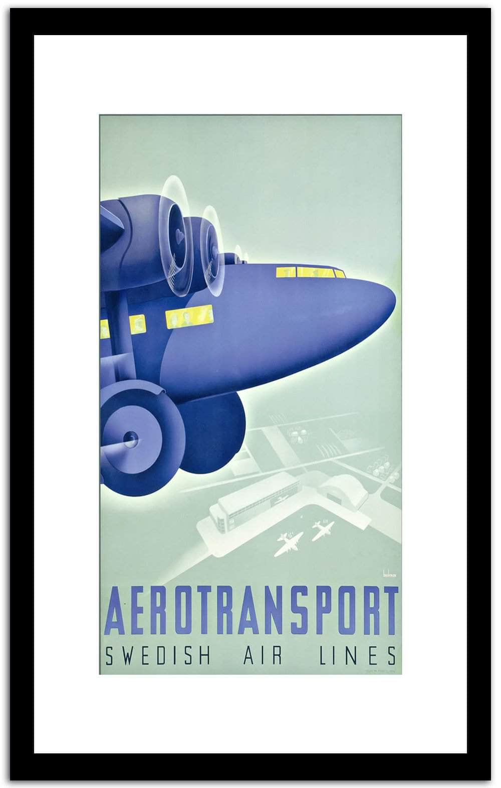 Aerotransport  Vintage Poster Fine Art Print