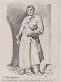 Aesopus By Francisco De Goya Fine Art Print