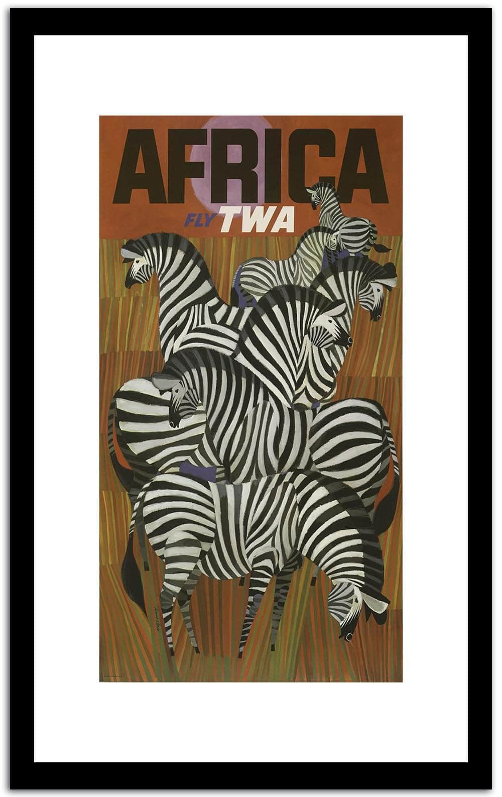 Africa Twa  Wpa Vintage Advertising Fine Art Print