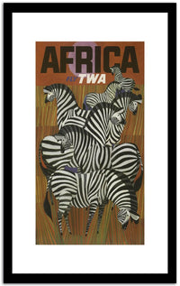 Africa Twa  Wpa Vintage Advertising Fine Art Print