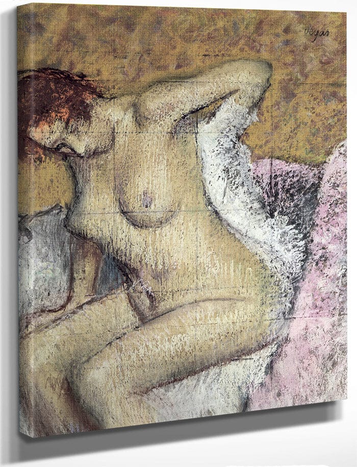 After The Bath 1 By Edgar Degas Fine Art Print