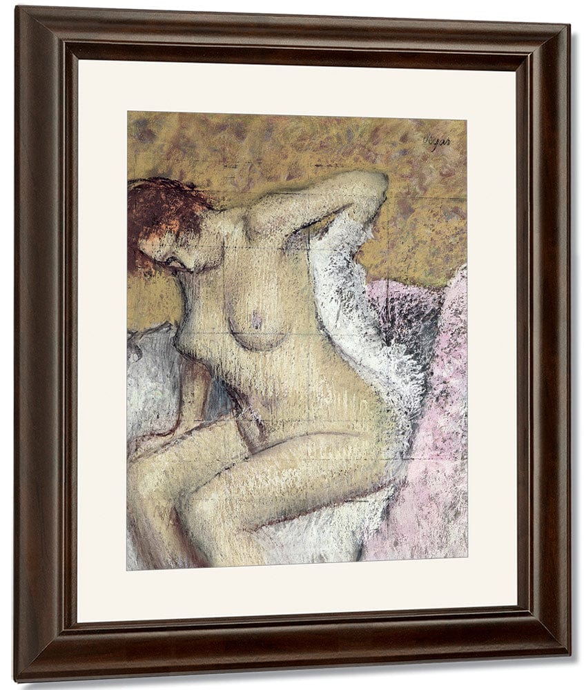 After The Bath 1 By Edgar Degas Fine Art Print