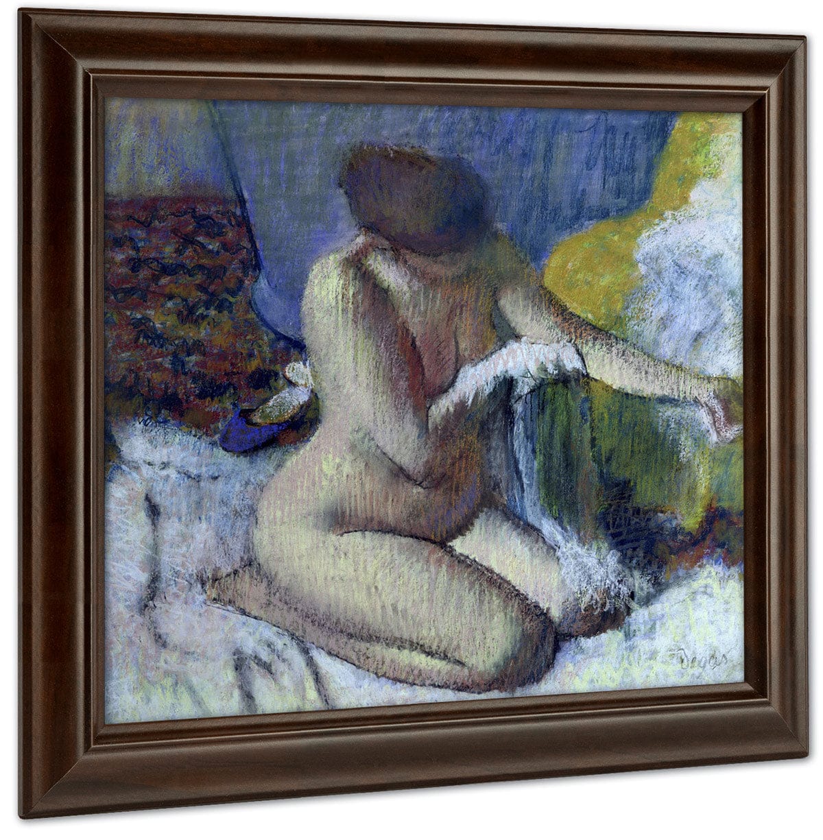 After The Bath 2 By Edgar Degas Fine Art Print