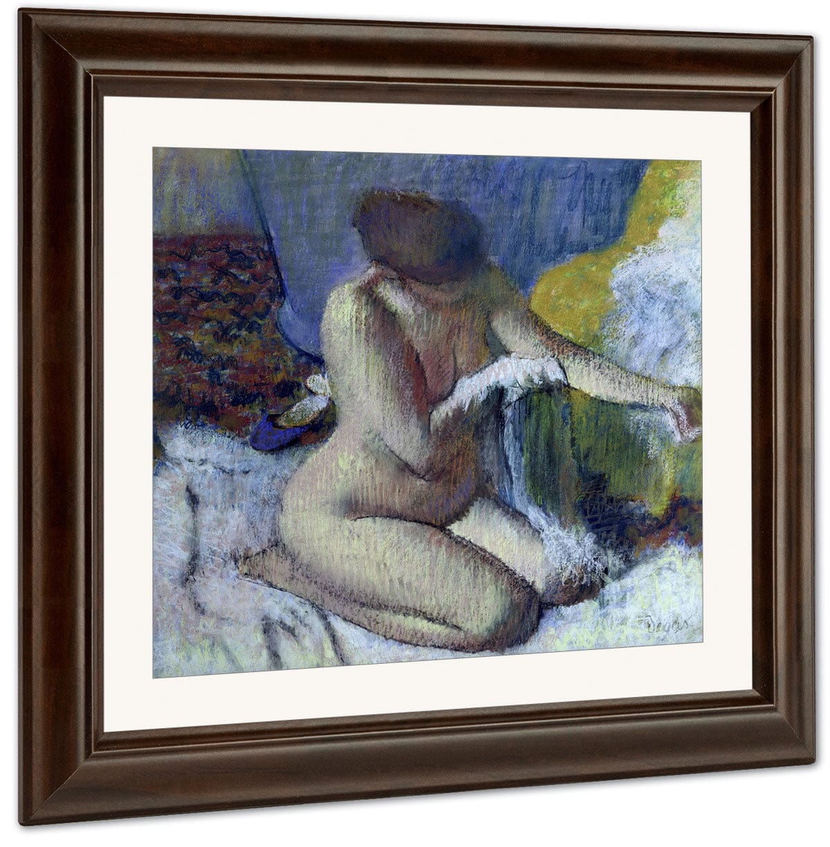 After The Bath 2 By Edgar Degas Fine Art Print