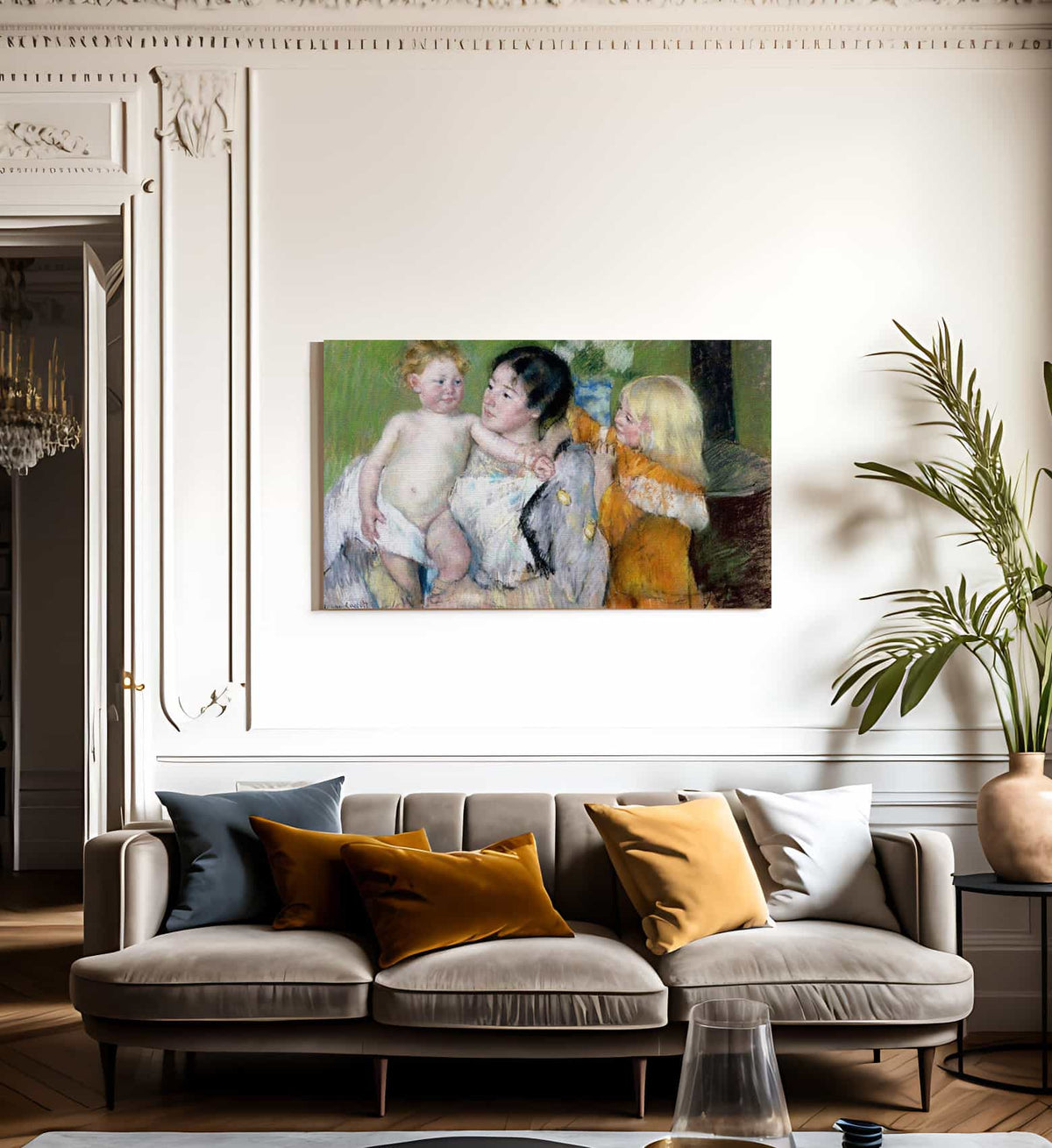 After The Bath By Cassatt Mary Fine Art Print