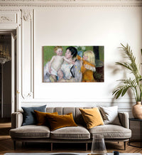 After The Bath By Cassatt Mary Fine Art Print